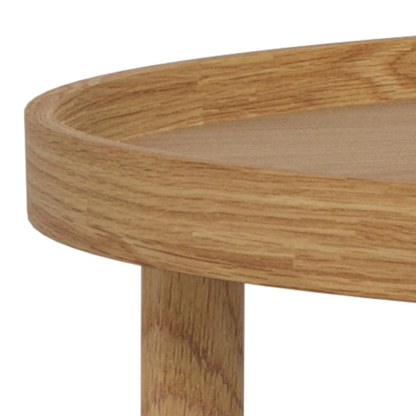 Salontafel Zane Eiken Ø80cm - Giga Living