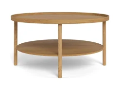 Salontafel Zane Eiken Ø80cm - Giga Living