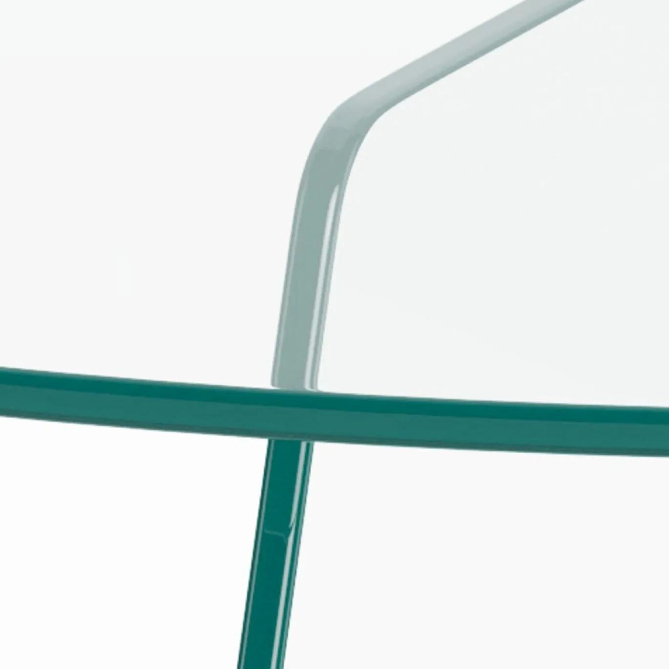 Salontafel Zelon Glas Transparant Ø80cm - Giga Living