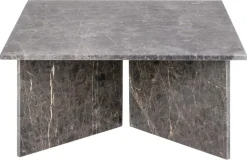 Salontafel Zivik Marmer Grijs Marron 90cm - Giga Living