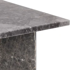 Salontafel Zivik Marmer Grijs Marron 90cm - Giga Living