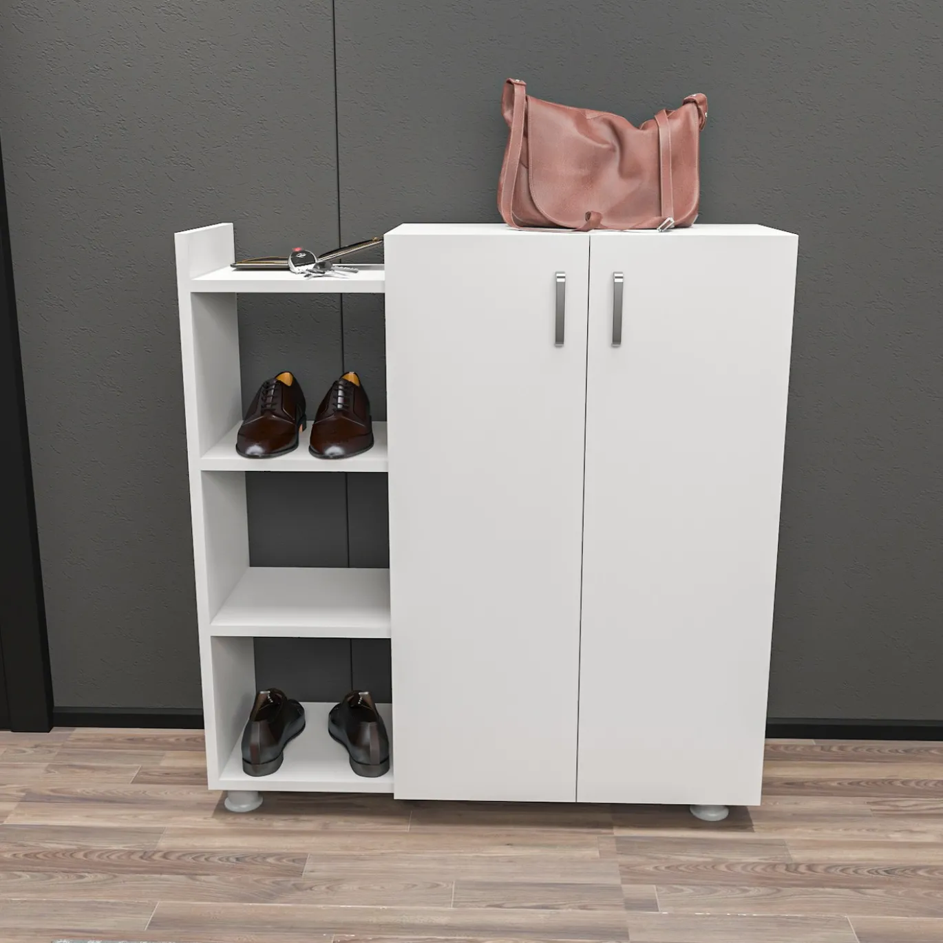 Schoenenkast Asus Wit