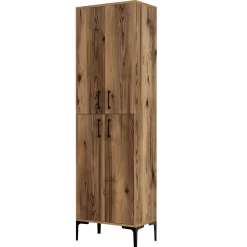 Schoenenkast Berlin Melamine Walnoot