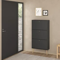 Schoenenkast Bodo Matgrijs - Giga Living