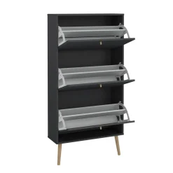 Schoenenkast Bodo Matgrijs - Giga Living