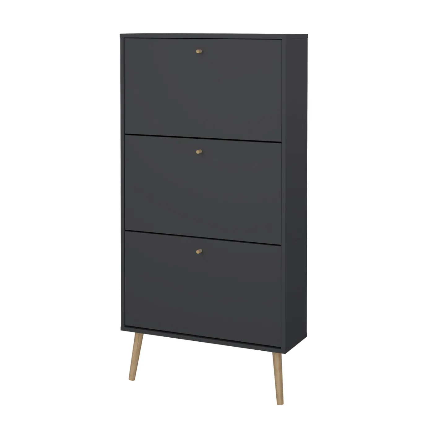 Schoenenkast Bodo Matgrijs - Giga Living