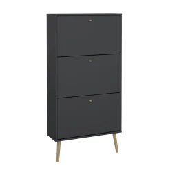 Schoenenkast Bodo Matgrijs - Giga Living