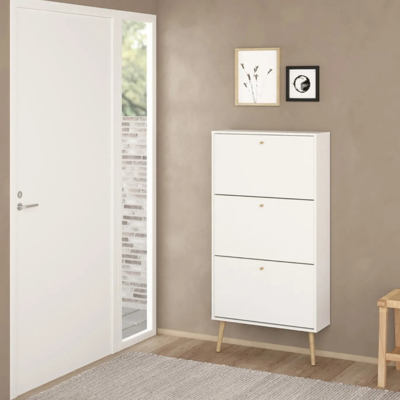 Schoenenkast Bodo Wit - Giga Living