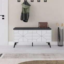 Schoenenkast Dune Wit 107cm