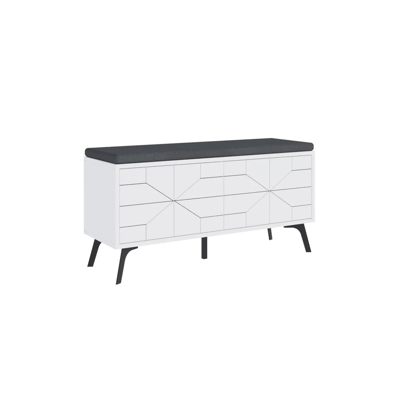 Schoenenkast Dune Wit 107cm
