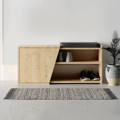 Schoenenkast Fiona Naturel