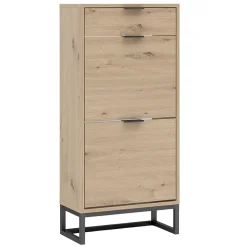 Schoenenkast Miko Naturel 50x108cm - Giga Meubel