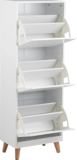 Schoenenkast Nylen Frame Mdf Wit 133cm - Giga Living