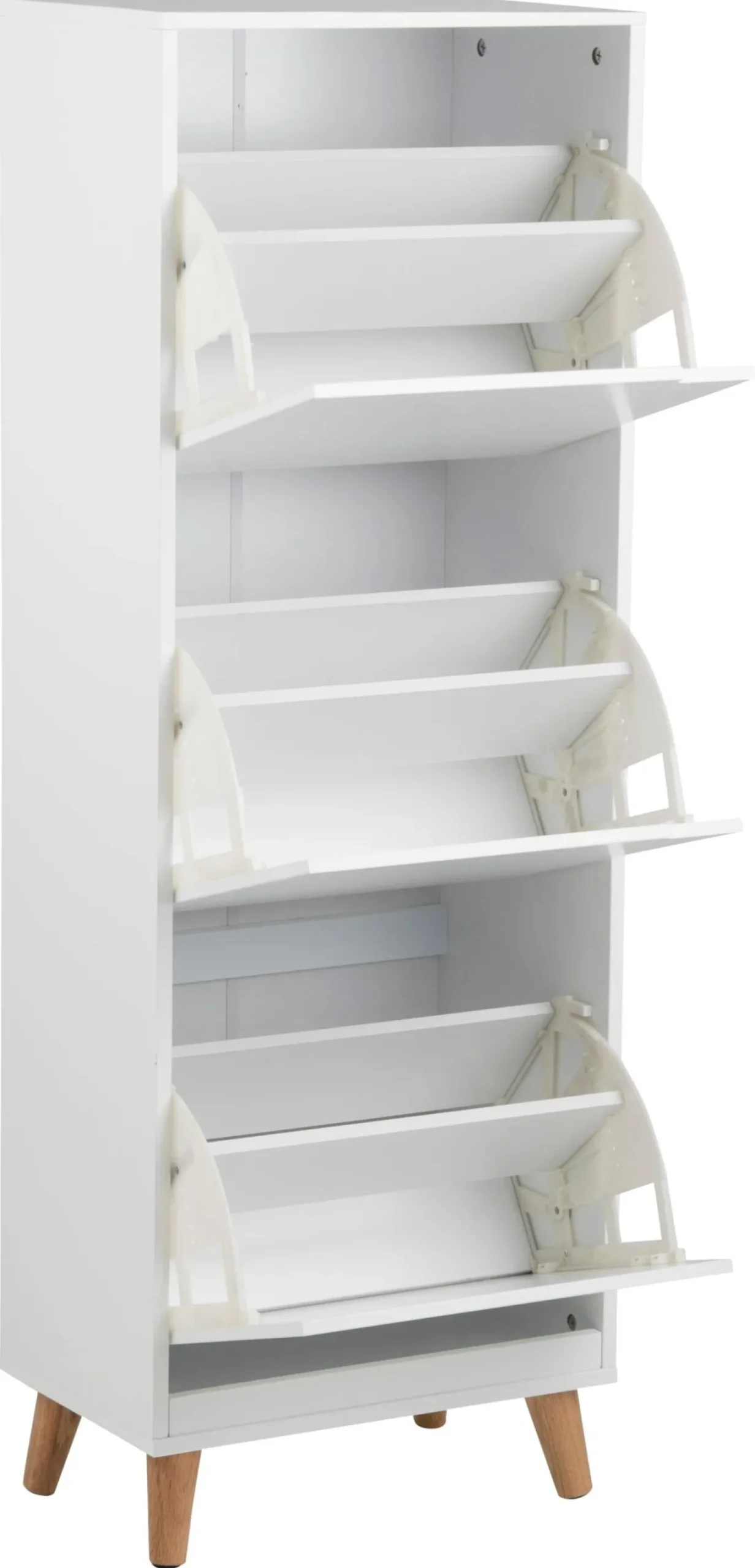 Schoenenkast Nylen Frame Mdf Wit 133cm - Giga Living