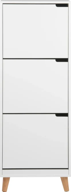 Schoenenkast Nylen Frame Mdf Wit 133cm - Giga Living