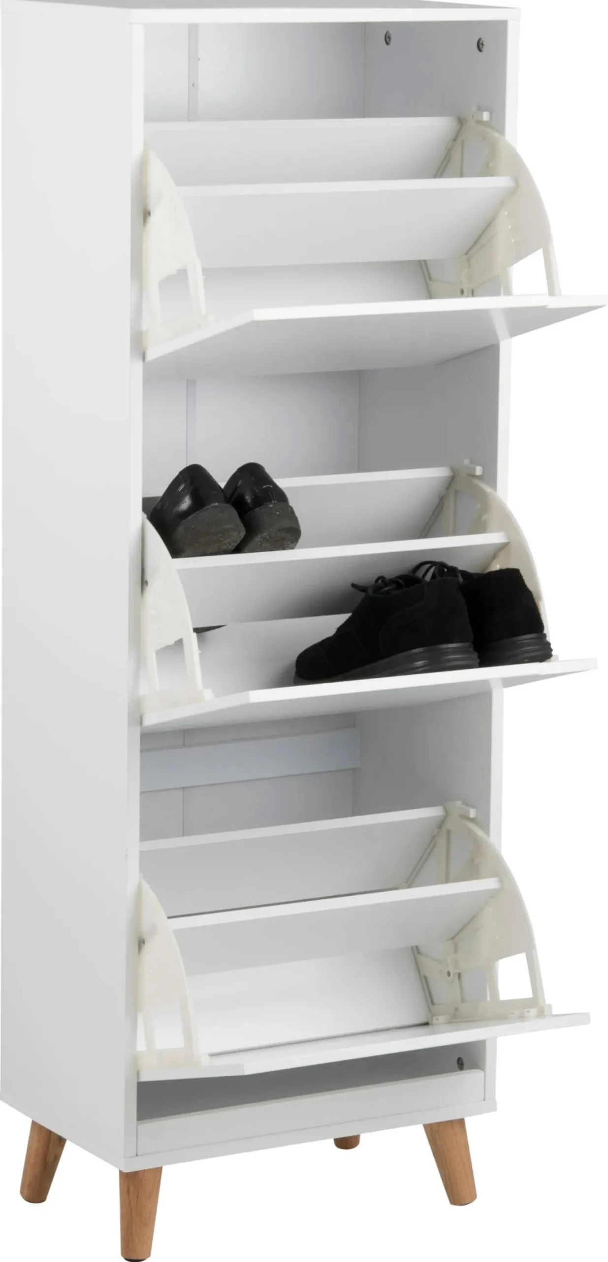 Schoenenkast Nylen Frame Mdf Wit 133cm - Giga Living