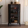 Schoenenkast Prag Melamine Zwart Marmerlook