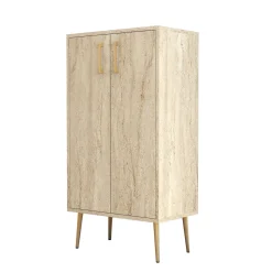 Schoenenkast Prag Travertinlook 110cm