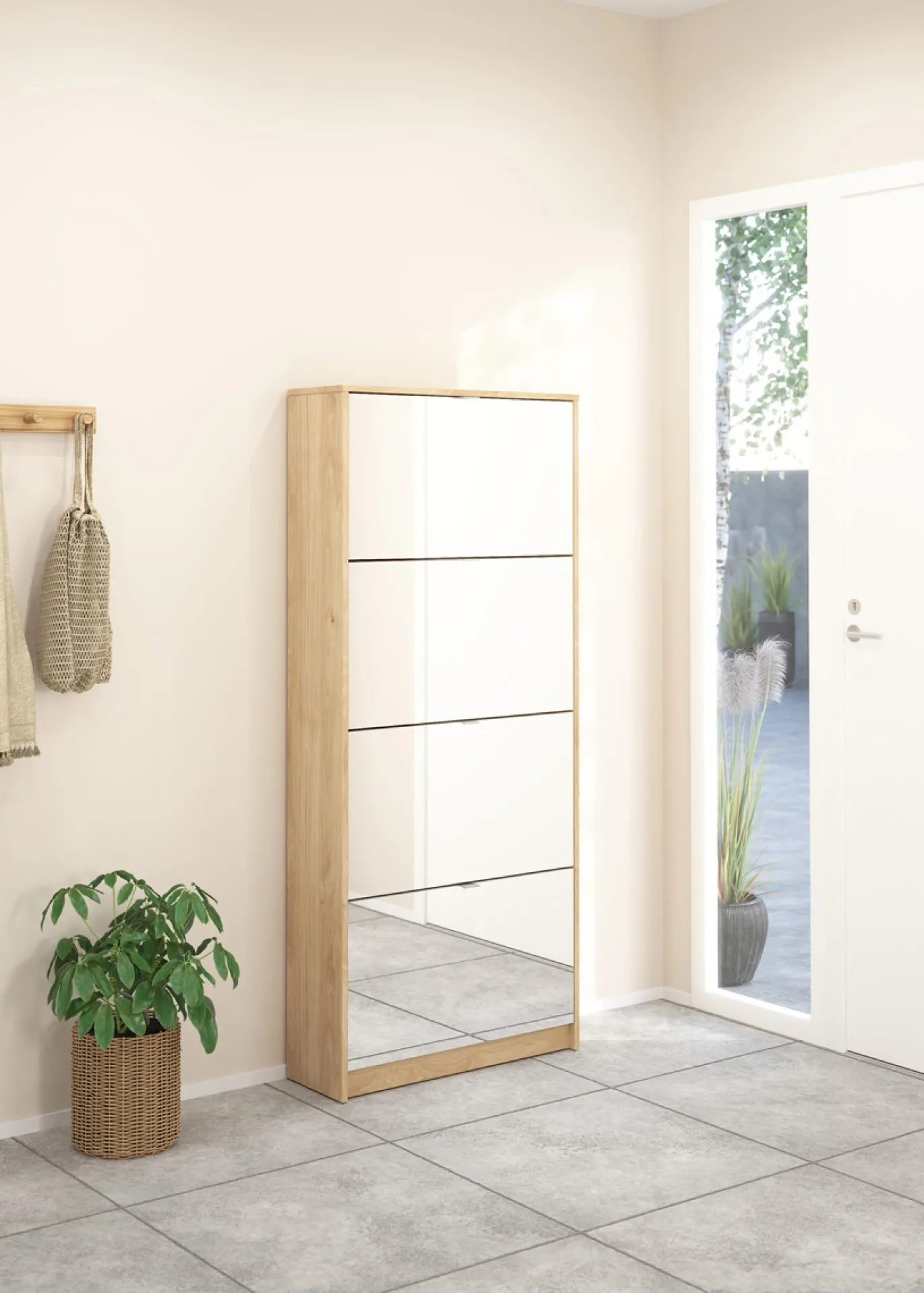 Schoenenkast Shoes Jackson Hickory - Giga Living