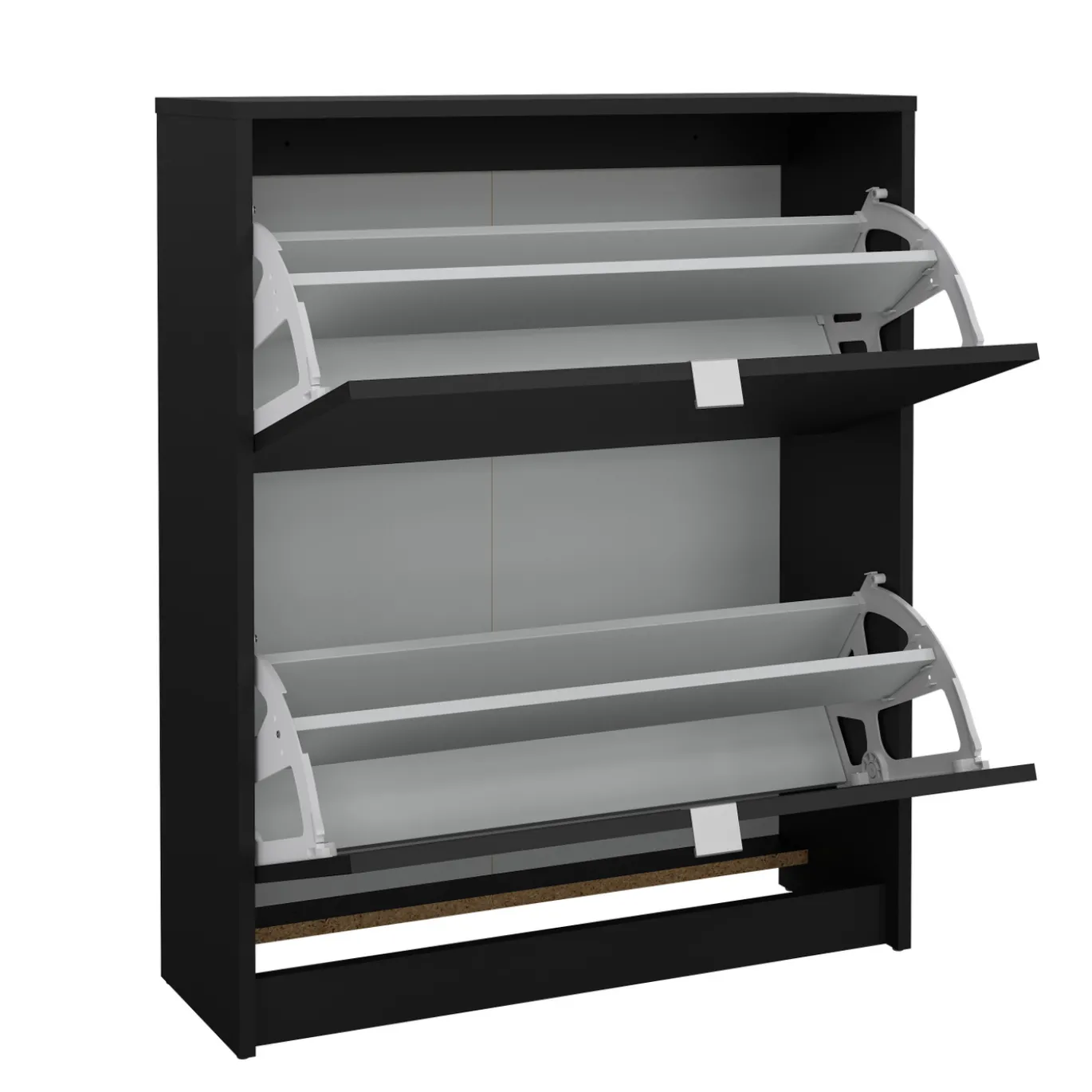 Schoenenkast Shoes 2 Lagen Mat Zwart - Giga Living