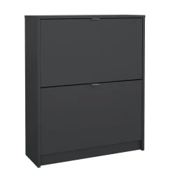 Schoenenkast Shoes Matgrijs 2-vakken - Giga Living