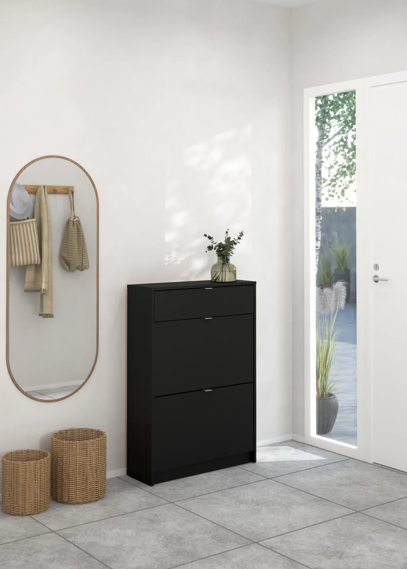 Schoenenkast Shoes Mat Zwart - Giga Living