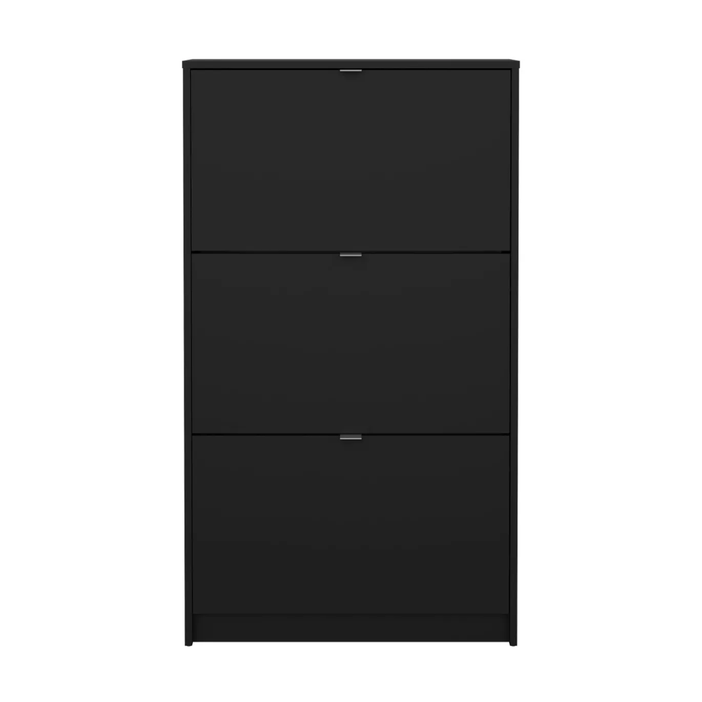Schoenenkast Shoes Mat Zwart 3-vakken - Giga Living