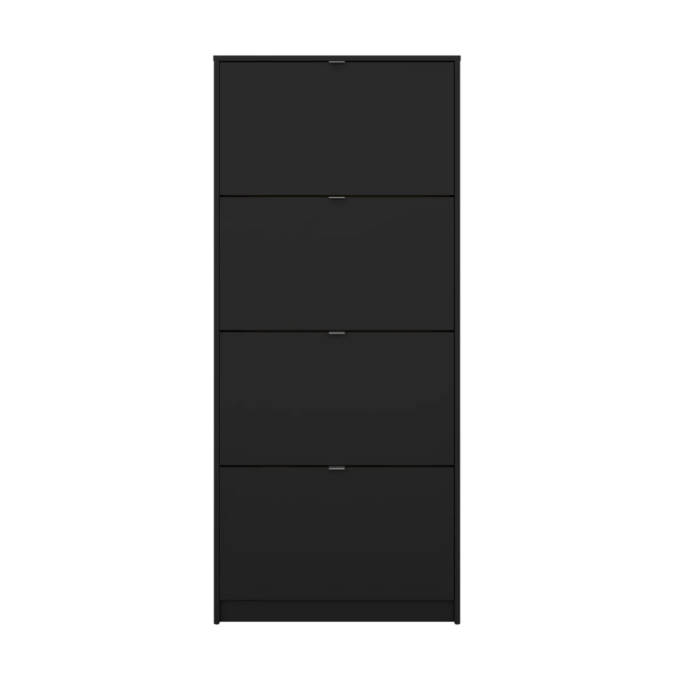 Schoenenkast Shoes Mat Zwart 4-vakken - Giga Living