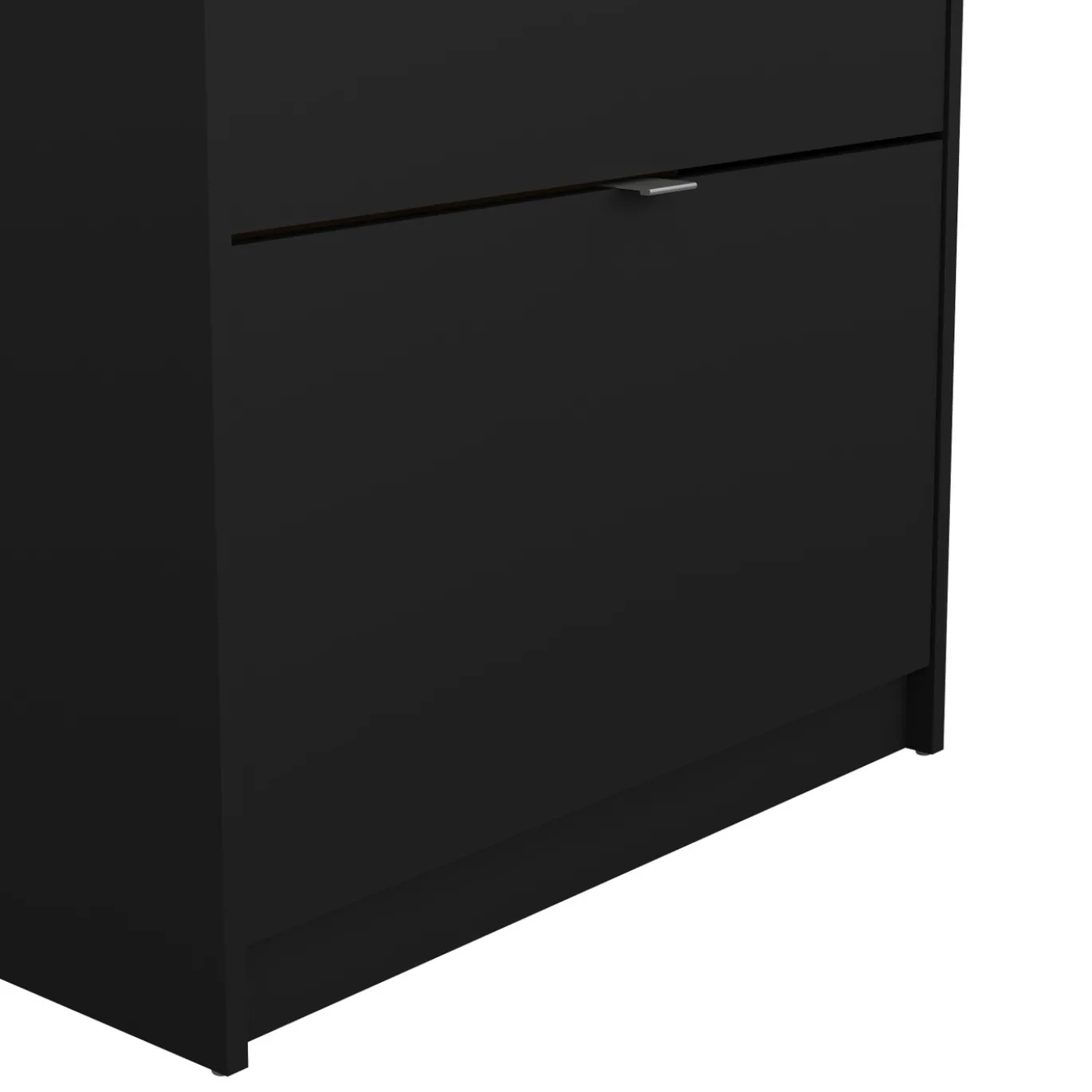 Schoenenkast Shoes Mat Zwart 4-vakken - Giga Living
