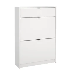 Schoenenkast Shoes Wit 2-vakken + 1-lade - Giga Living