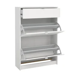 Schoenenkast Shoes Wit 2-vakken + 1-lade - Giga Living