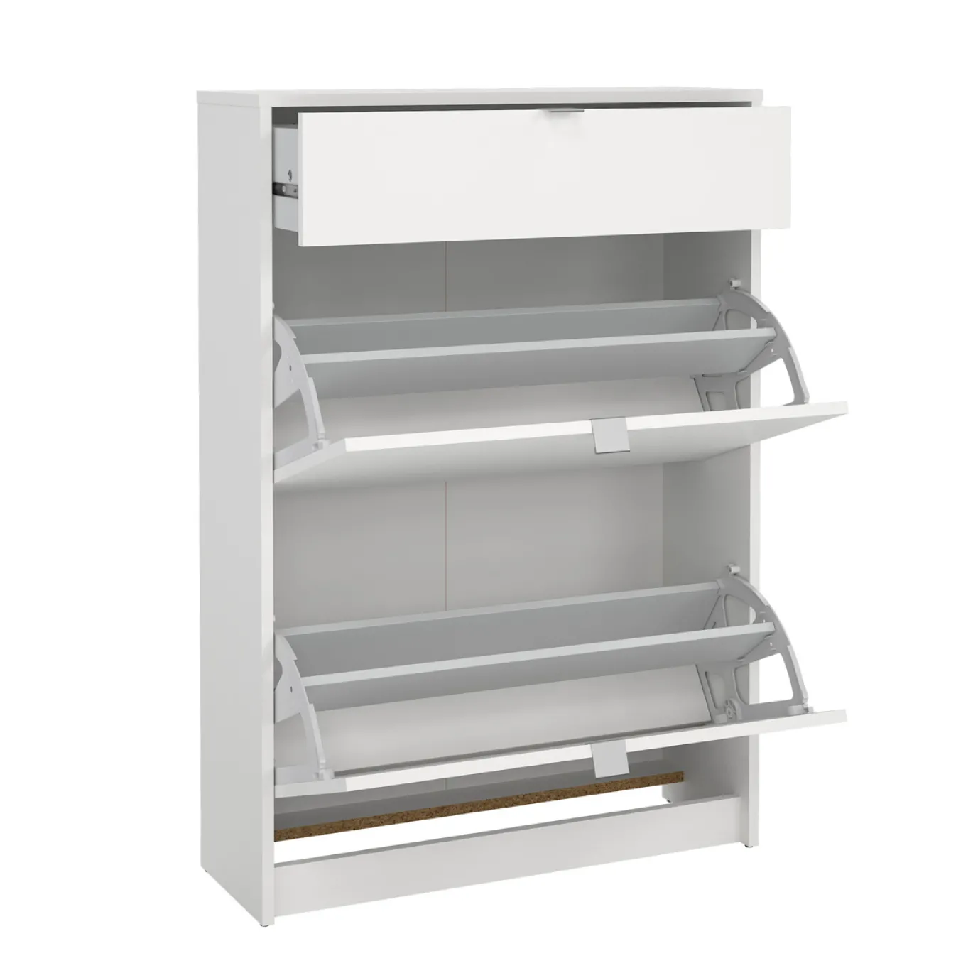 Schoenenkast Shoes Wit 2-vakken + 1-lade - Giga Living