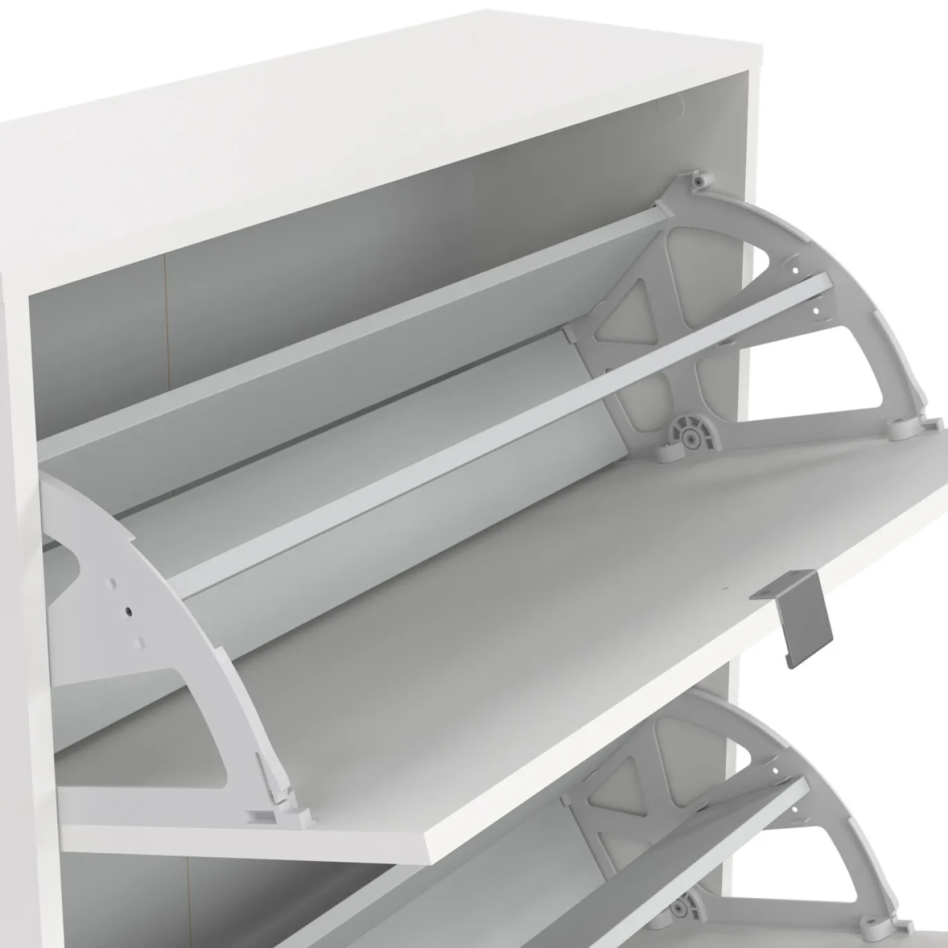 Schoenenkast Shoes Wit 2-vakken - Giga Living