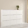 Schoenenkast Shoes Wit 3-vakken - Giga Living