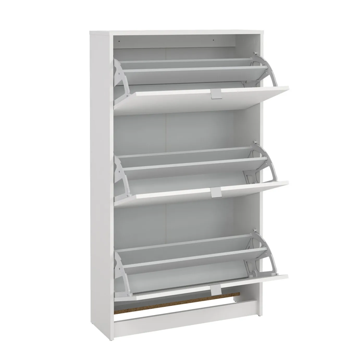 Schoenenkast Shoes Wit 3-vakken - Giga Living