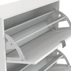 Schoenenkast Shoes Wit 3-vakken - Giga Living