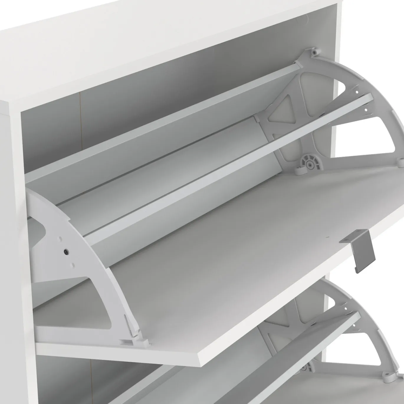 Schoenenkast Shoes Wit 3-vakken - Giga Living
