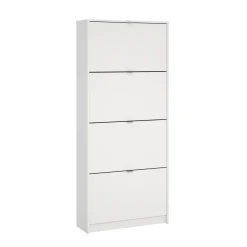 Schoenenkast Shoes Wit 4-vakken - Giga Living