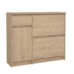 Schoenenkast Ylva Hickory - Giga Living