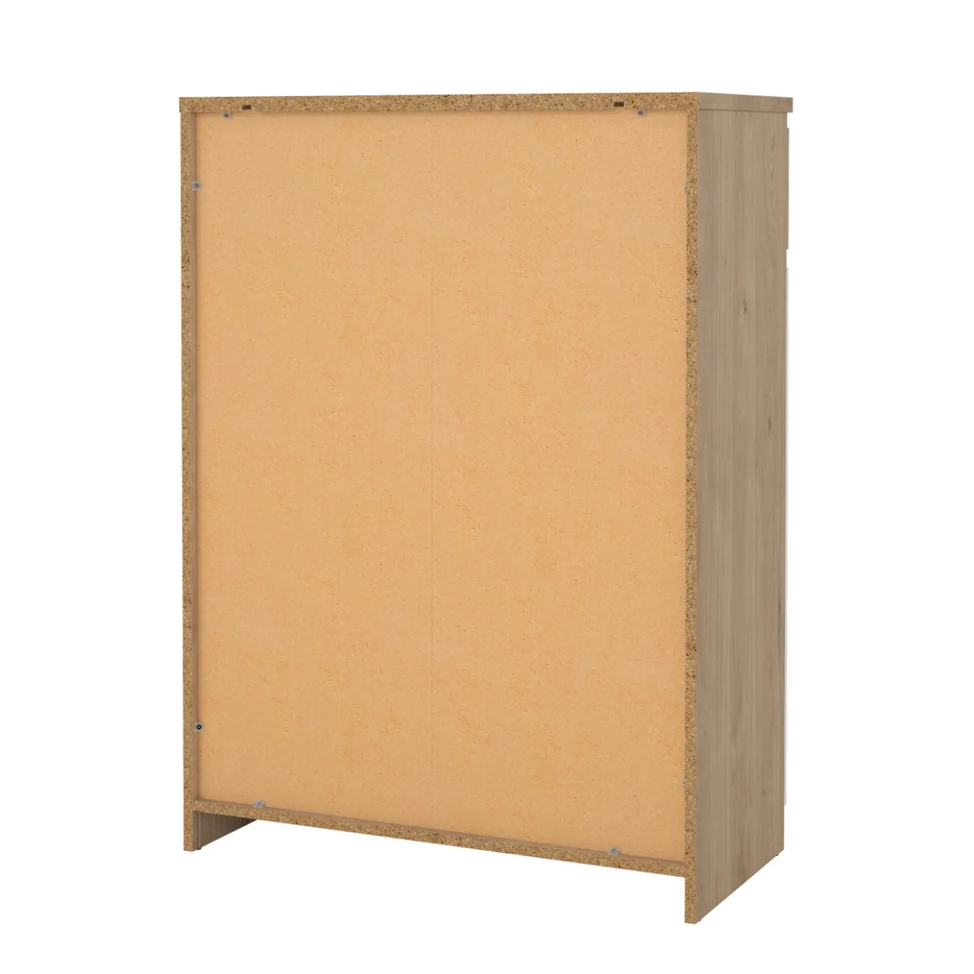 Schoenenkast Ylva met 2 deuren + 1 lade Wit Hickory - Giga Living