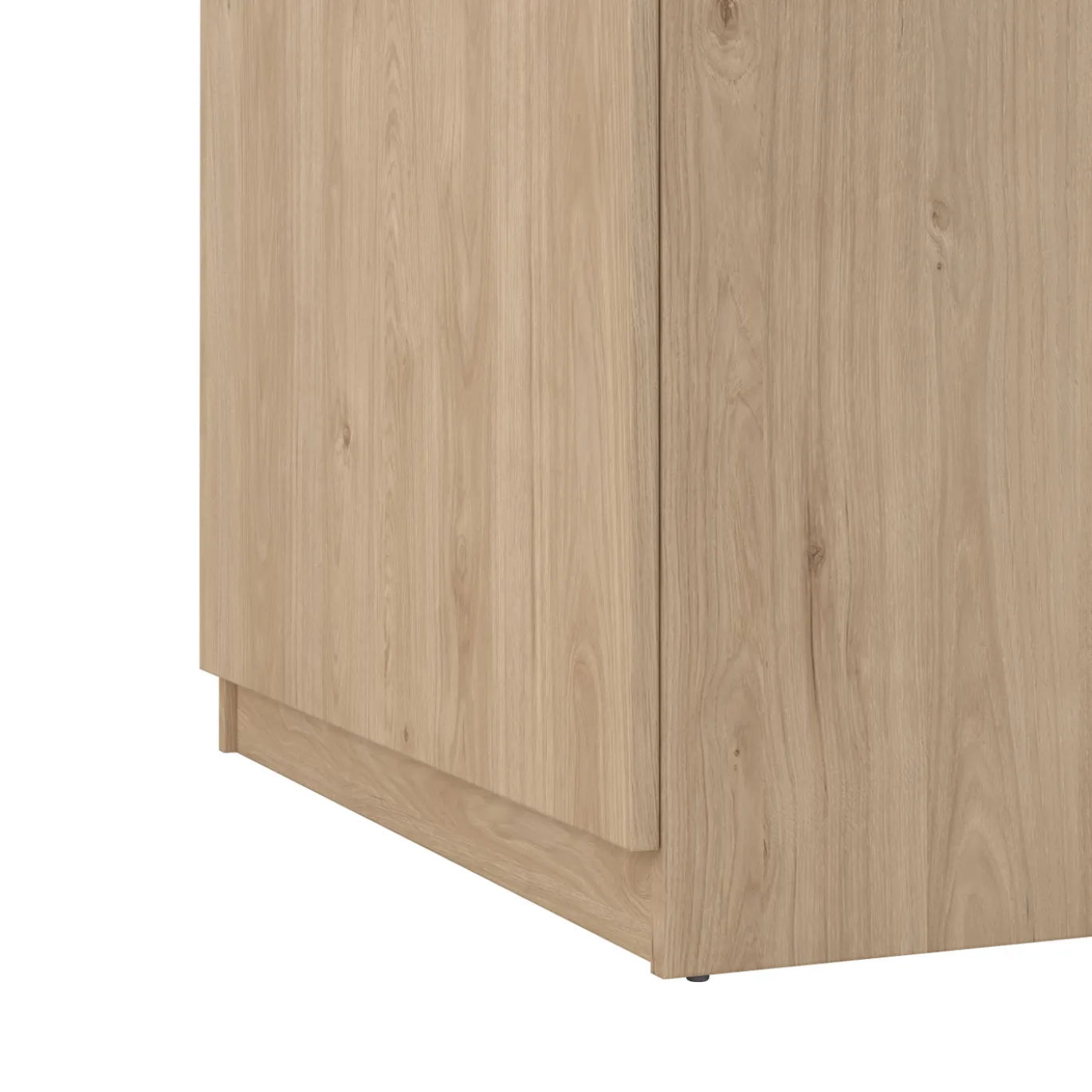 Schoenenkast Ylva met 2 deuren + 1 lade Matzwart Hickory - Giga Living
