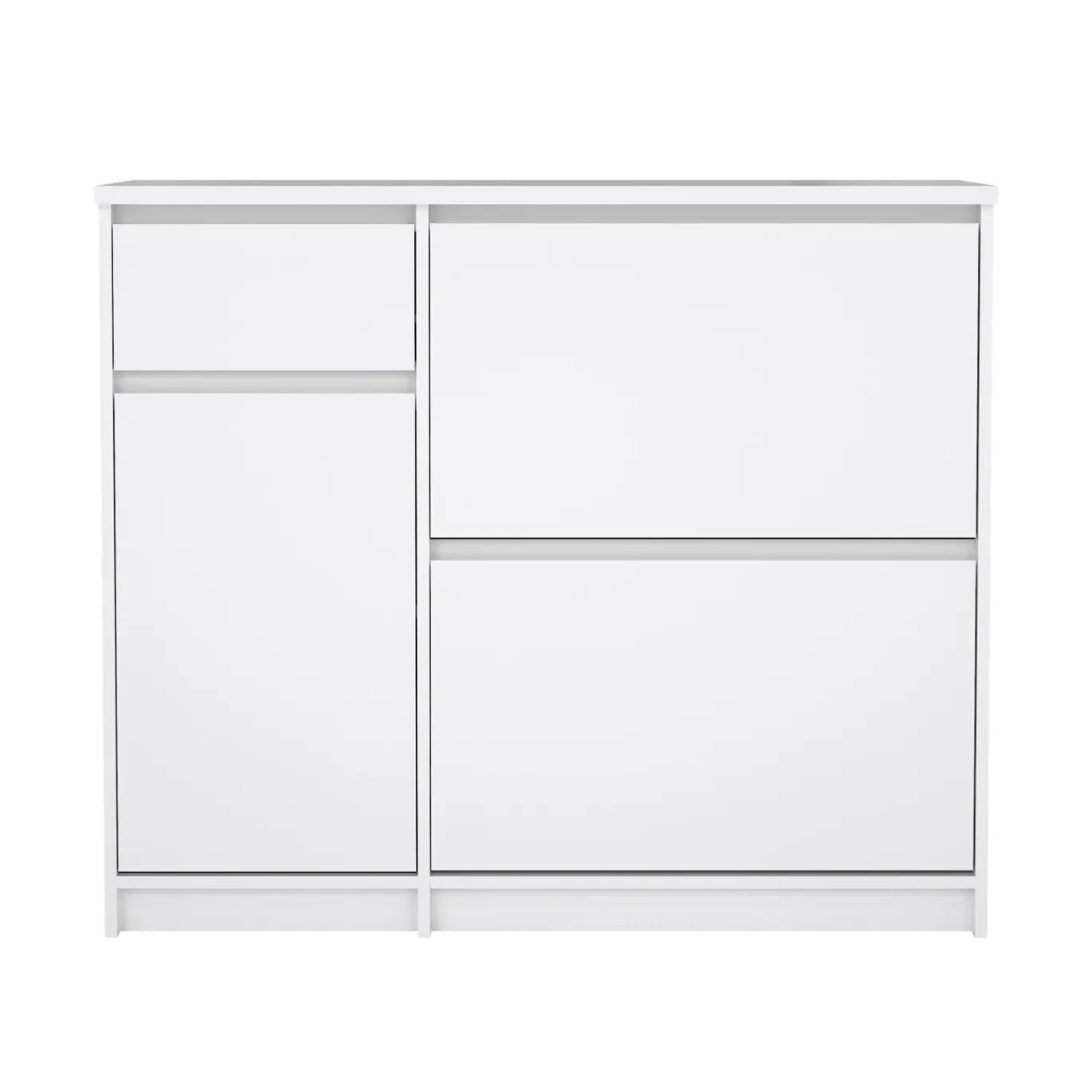 Schoenenkast Ylva Wit Hoogglans - Giga Living