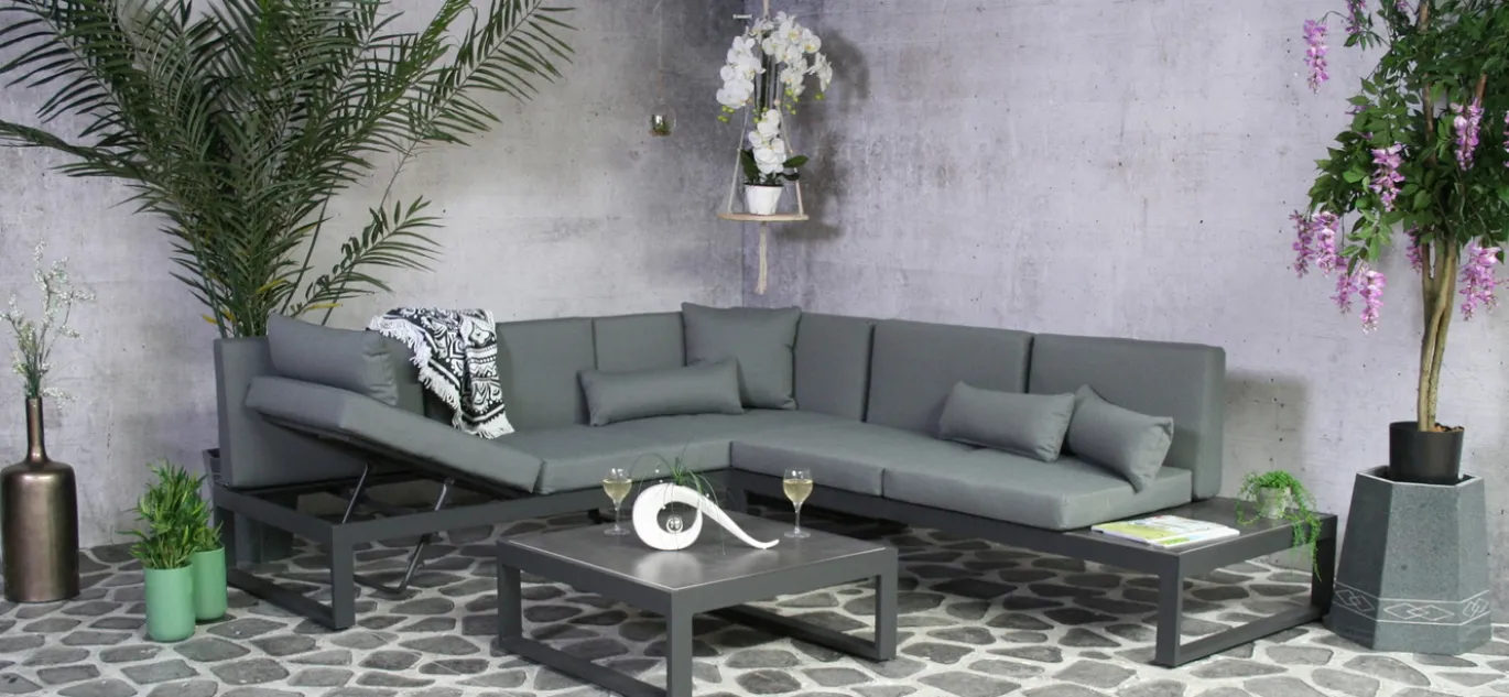 SenS-Line Loungeset Malaga Aluminium Antraciet
