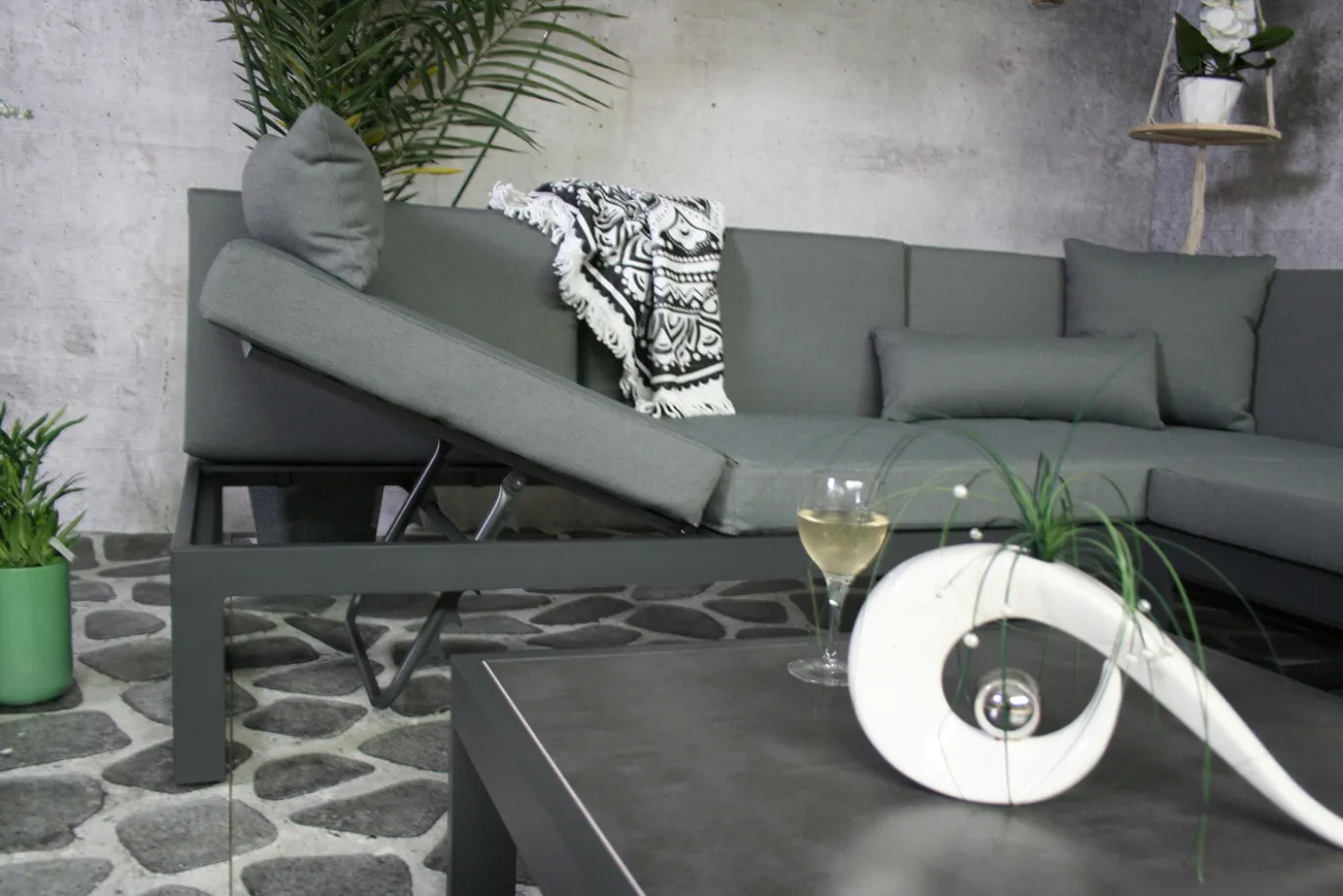 SenS-Line Loungeset Malaga Aluminium Antraciet