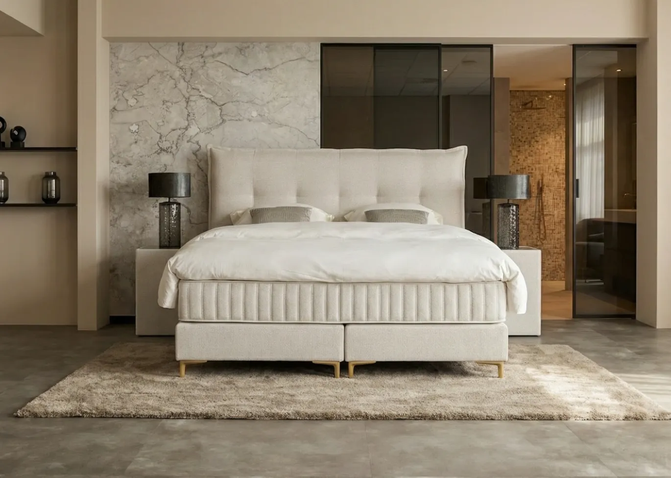 Serta Boxspring Marilyn Pera Lucas Naturel 180x200cm