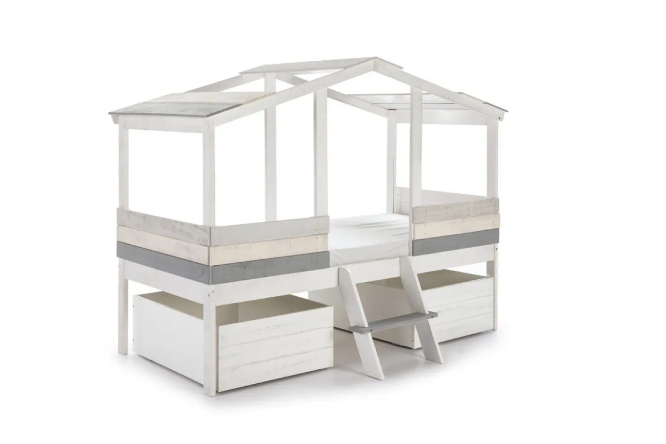 Set 2 Hut Lades Ulises Rustic Wit - Giga Meubel