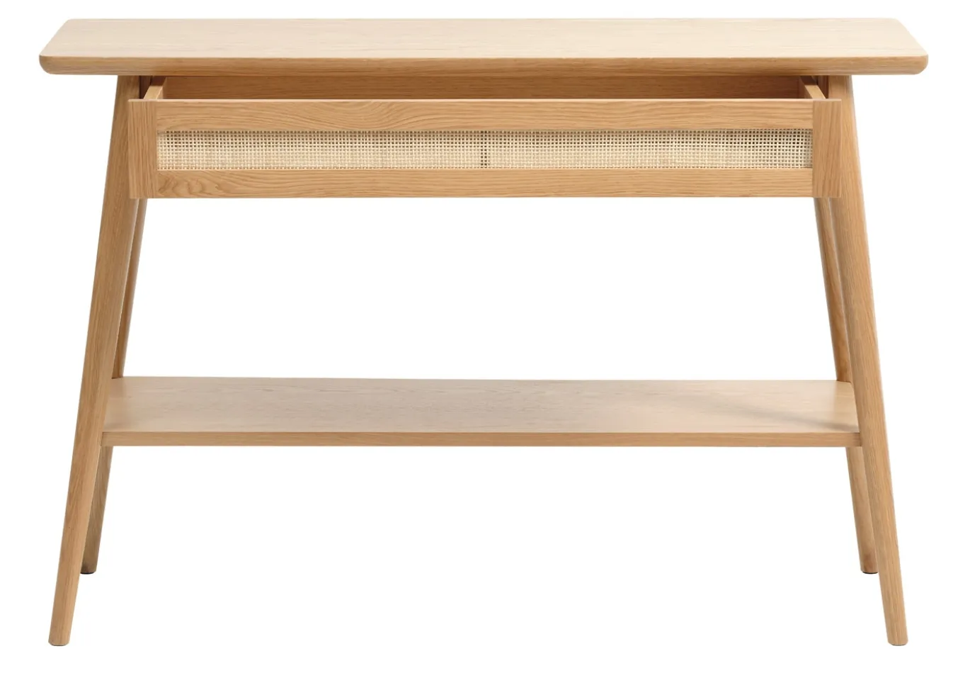 Sidetable Barrali Naturel Eiken 110cm - Giga Living
