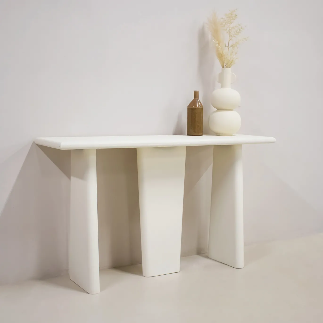 Sidetable Chiara Rechthoek Beige 130cm - Giga Meubel