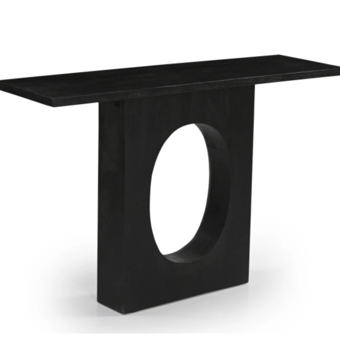 Sidetable Jolijn Zwart Mangohout 120cm - Giga Meubel