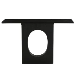 Sidetable Jolijn Zwart Mangohout 120cm - Giga Meubel
